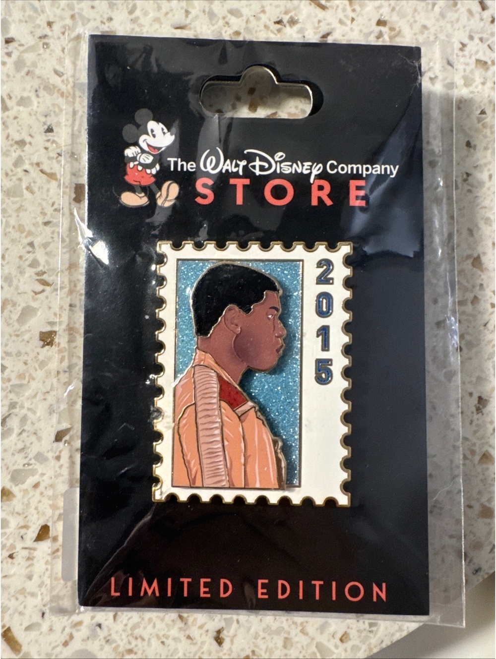 TWDC DEC Star Wars Commemorative Stamp Finn LE 250 Disney Pin